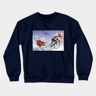 Rudolph's Midnight Ride Crewneck Sweatshirt